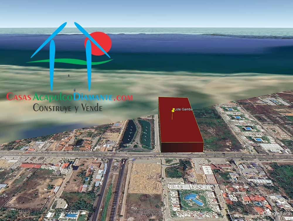 Terreno Playa Diamante Lote Gamba - Vista aérea 2